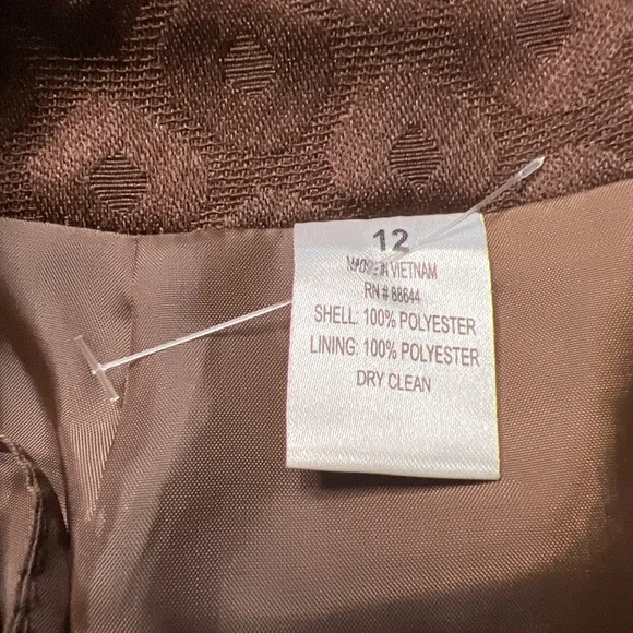 John Meyer Collection LSZipper Front Pencil Skirt Slit Back: NEW